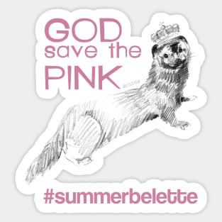 God save the Pink #3 Sticker